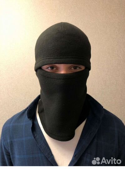 Балаклава флисовая шапка шлем трансформер