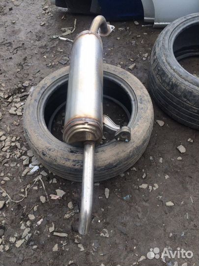 Глушитель задняя часть Kia Rio 4 2017-2021г