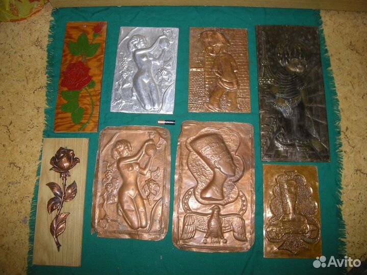 Панно чеканки СССР писающий мальчик самовывоз