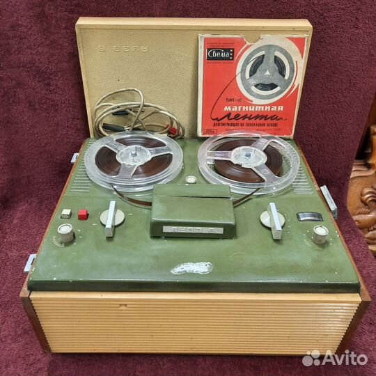 Катушечный магнитофон. Яуза 6. СССР