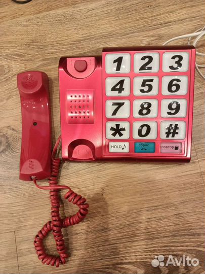 Стационарный телефон Колибри для слабовидящих