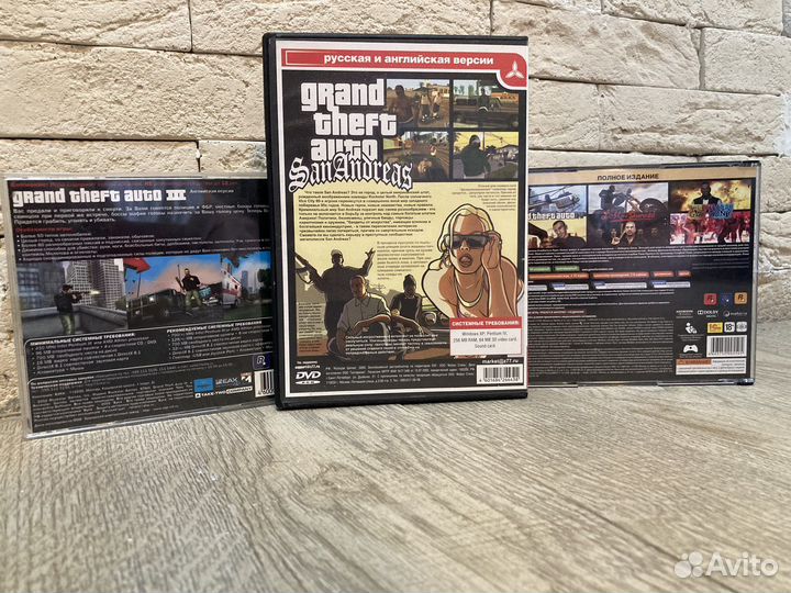 Grand Theft Auto 3 / SA / 4 для PC