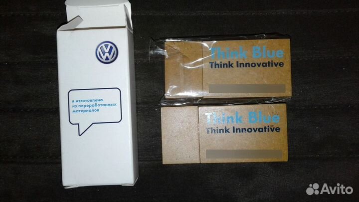 Флэшка Volkswagen Think Blue 16 гб