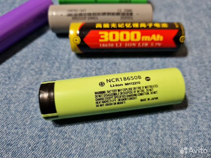 Аккумуляторы 18650 литий Новые 3400мАч