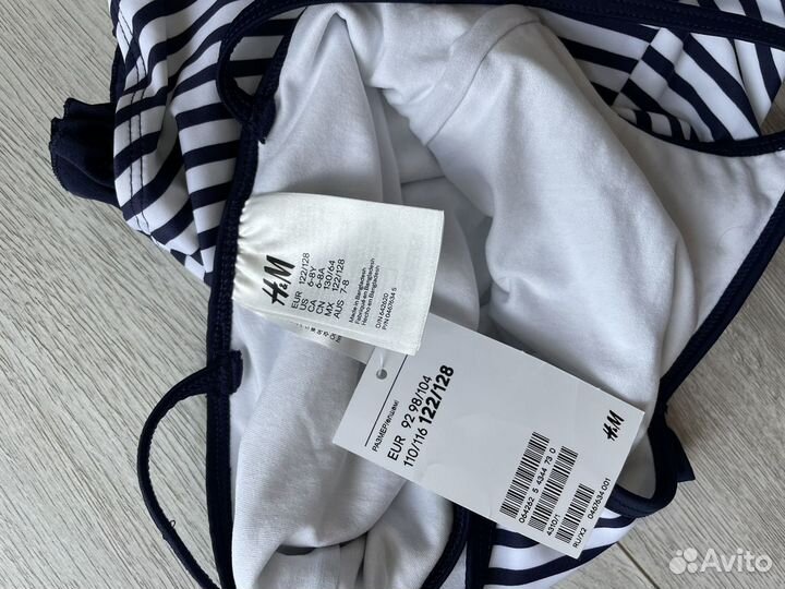 Купальник новый HM 122/128