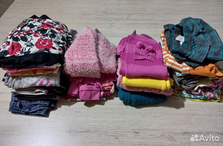 Детские вещи пакетом для девочки 122-128-134-140
