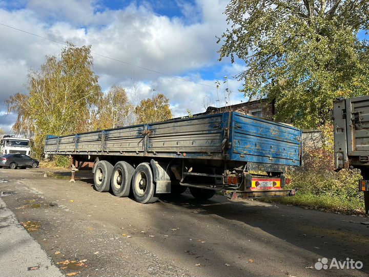 Полуприцеп бортовой МАЗ 933004, 2002