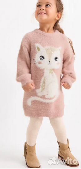 Трикатажное платье и колготки C&A