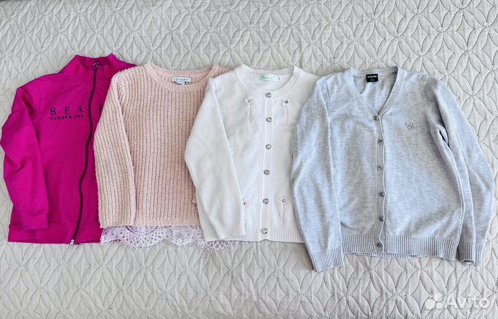 Свитера кофты для девочки пакетом 122