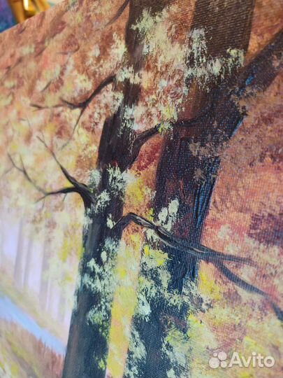 Картина маслом Осень