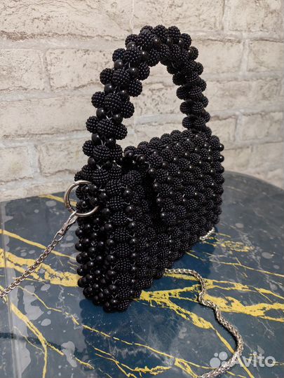 Сумка женская из бусин ручной работы