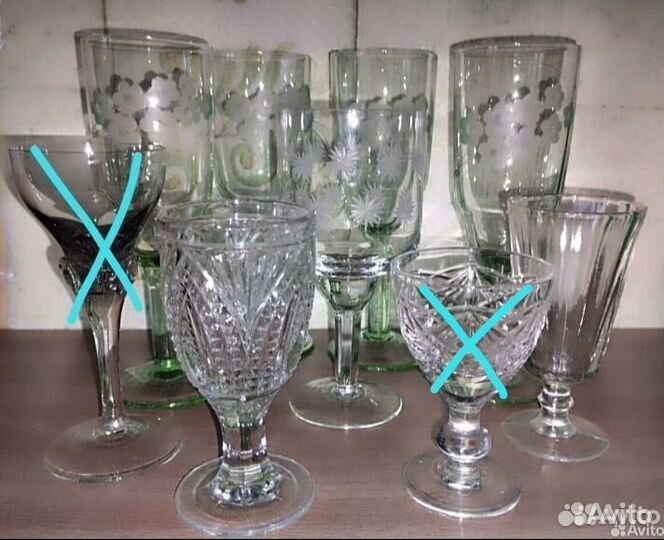 Фужеры и рюмки СССР