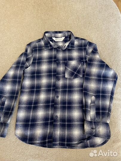 Рубашки для мальчика h&m 128 см