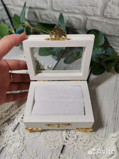 Шкатулка для колец на свадьбу