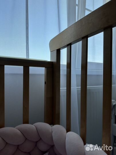 Детская кроватка можга с-700 медовый цвет