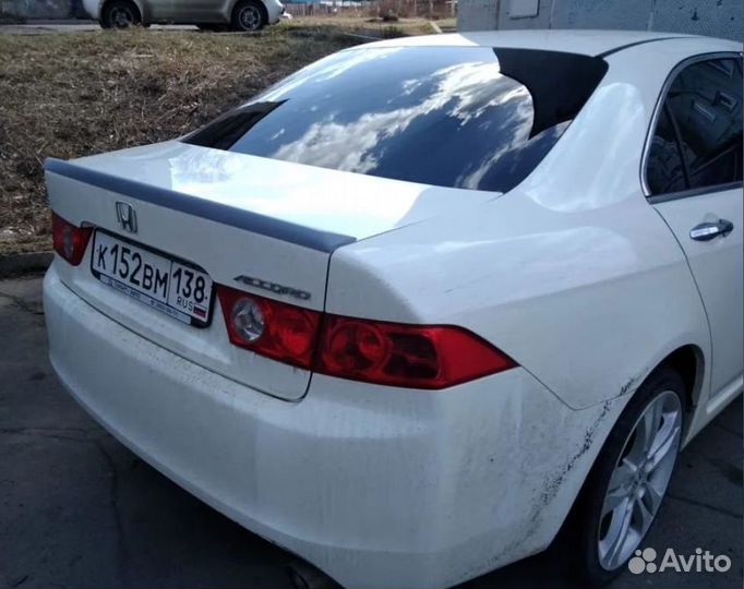 Лип спойлер Аккорд 7 accord cl7 под покраску