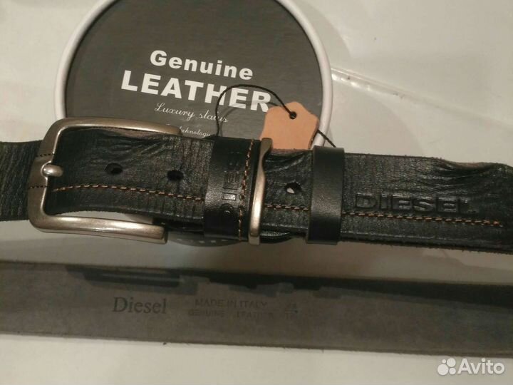 Ремень Натуральная цельная кожа Diesel