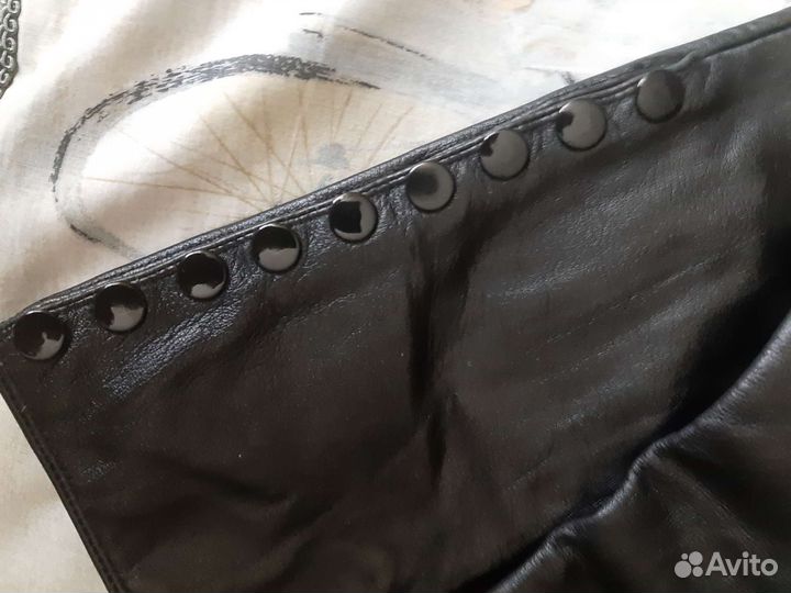 Перчатки кожаные новые