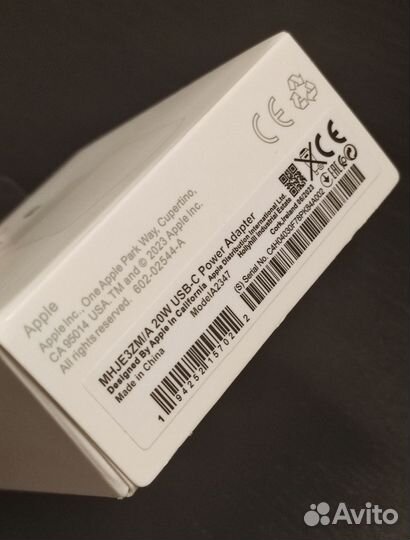 Блок питания Apple 20W