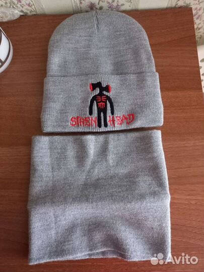 Зимняя шапка со снудом для мальчика.Новая