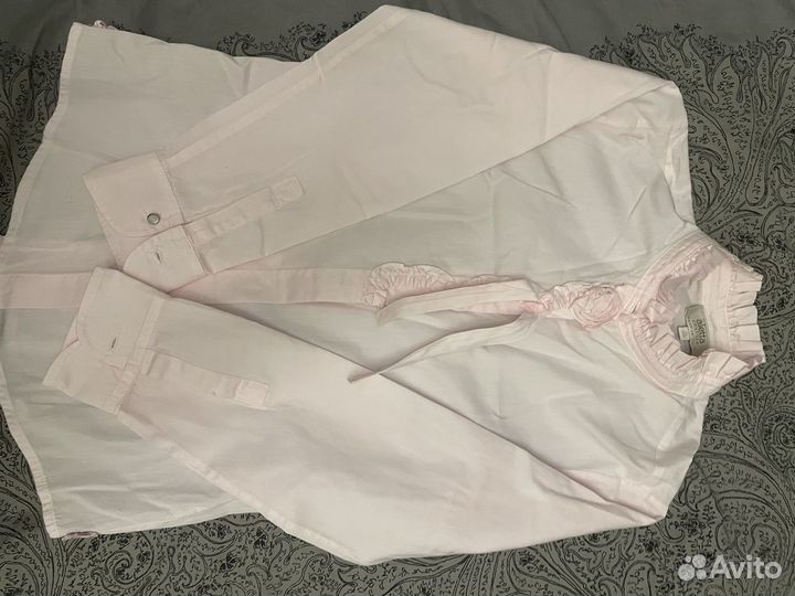 Блузки 146 Aletta 140 Monalisa Silver sp 152 белая