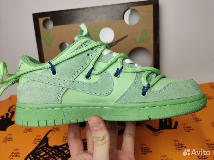 Nike Dunk Low Off-White x Lot 14 Seafoam