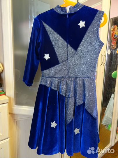 Костюм (платье) для танцев, акробатики 128-140