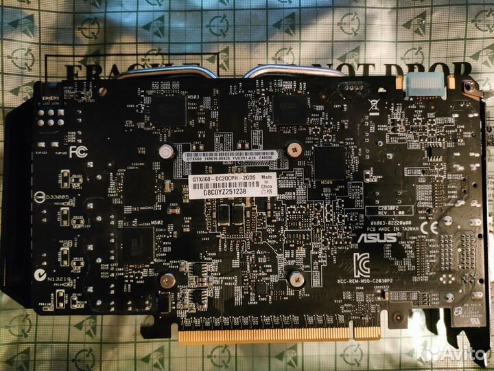 Видеокарта asus GeForce GTX660 dc2ocph 2GD5