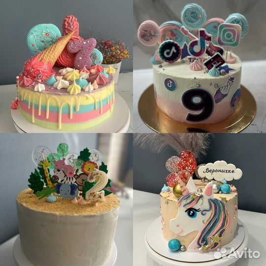 Торты,бенто, капкейки, трайфлы, cake to go