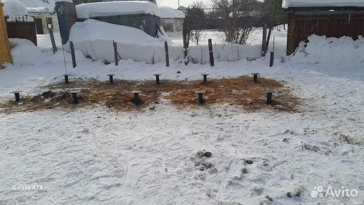 Фундамент винтовые сваи под ключ установка