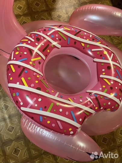 Новый Надувной круг пончик Bestway