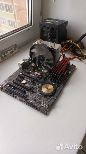 Комплект мать Проц память