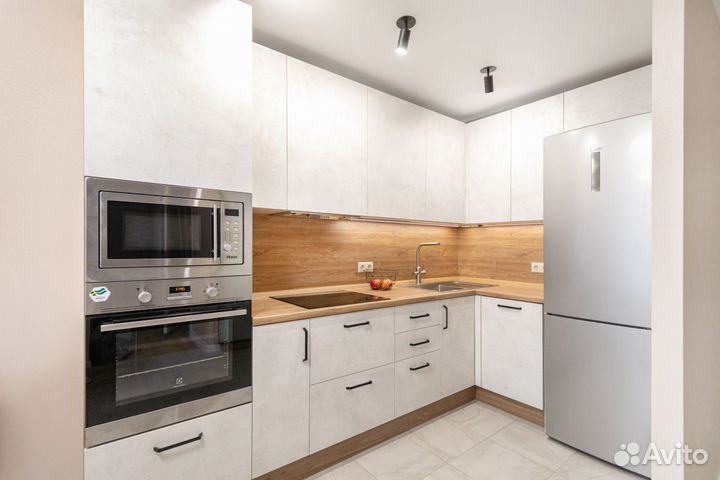 Цена за всю кухню пвх. Серый лофт арт.5994