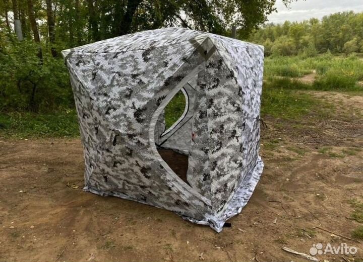 Палатка cube с полом+фонарь все размеры