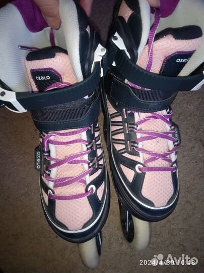 Ролики детские раздвижные Decathlon 32-35