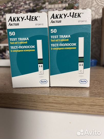 Тест полоски Акку чек актив