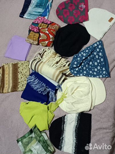 Шапки и шарфы пакетом для девушки