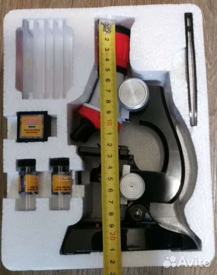 Микроскоп оптический увеличение 100-1200 раз