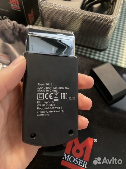 Moser mobile shaver для стрижки усов и бороды