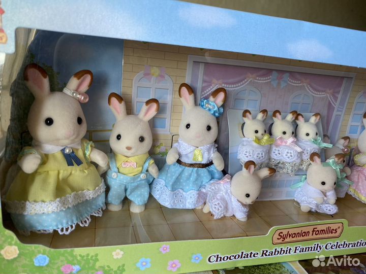 Sylvanian families торжество шокооладных кроликов