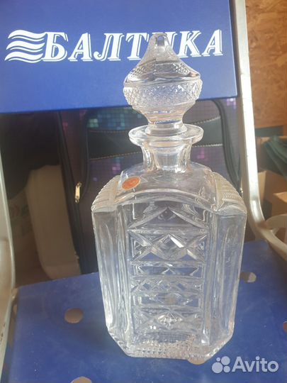 Графин хрустальный СССР новый
