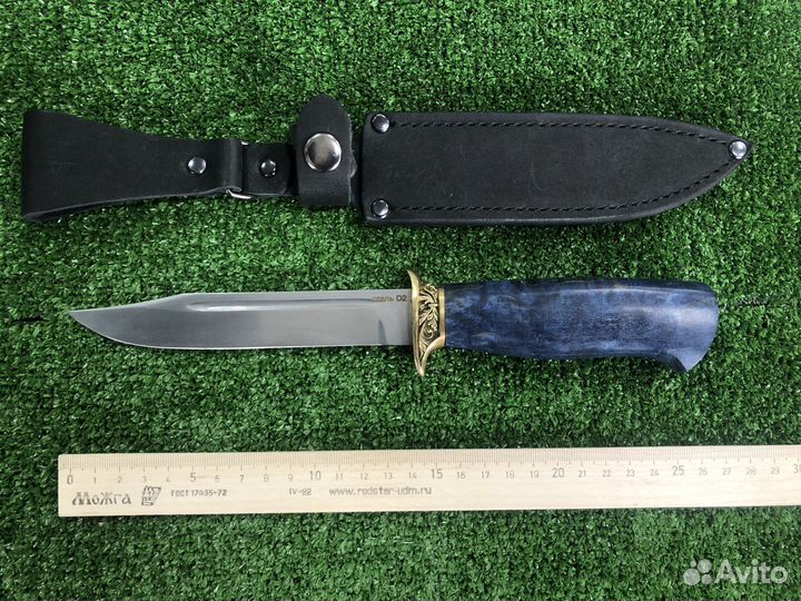 Нож Разведчика Синий сталь Д2