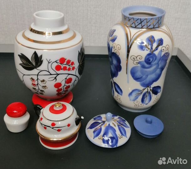 Чайница фарфоровая лфз СССР