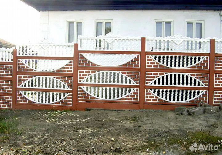 Еврозабор, козырьки для еврозабора