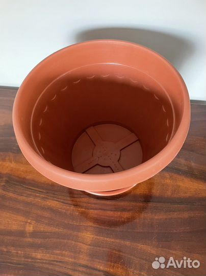 Горшок для цветов большой пластик