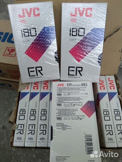 Новые запечатанные видеокассеты Casio E-180 AG VHS