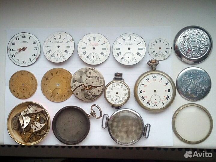 Циферблаты и корпуса для старинных карманных часов