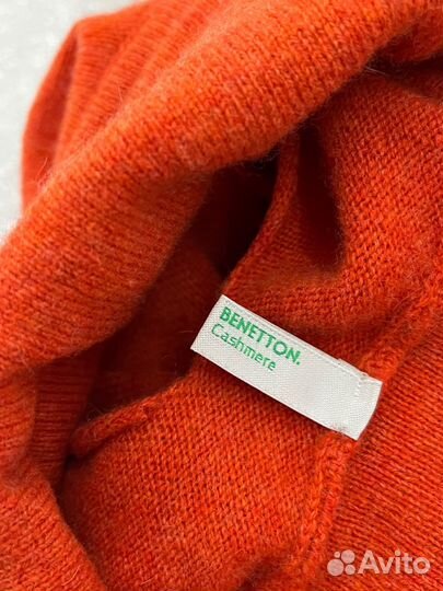 Кашемировое платье Benetton оригинал в размере S