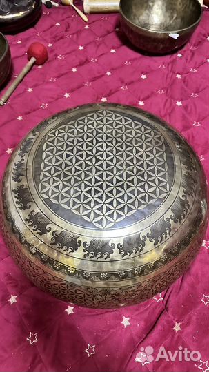 Гиганская тибетская поющая чаша XXL 50 см