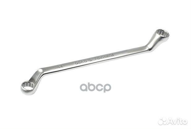 Ключ накидной 14х15 мм CRV полн.полир. Дело